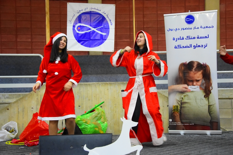 Saint Vincent de paul celebrating Christmas at Jesus & Mary school